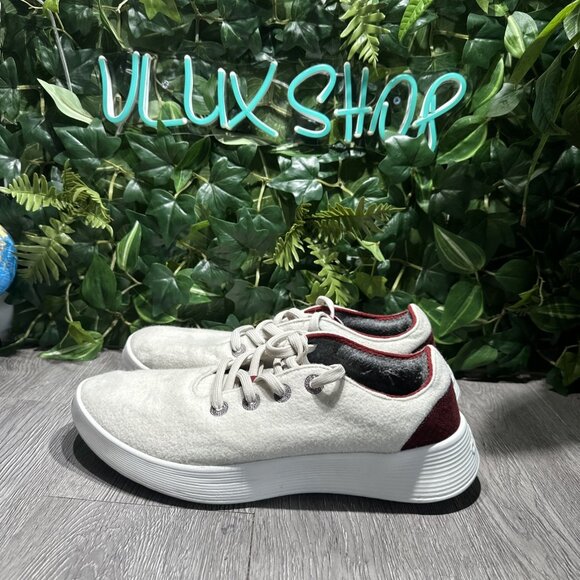 Allbirds Wool Runner Go Men’s Size 13 US Ivory Lace up Sneaker Shoes main image 8